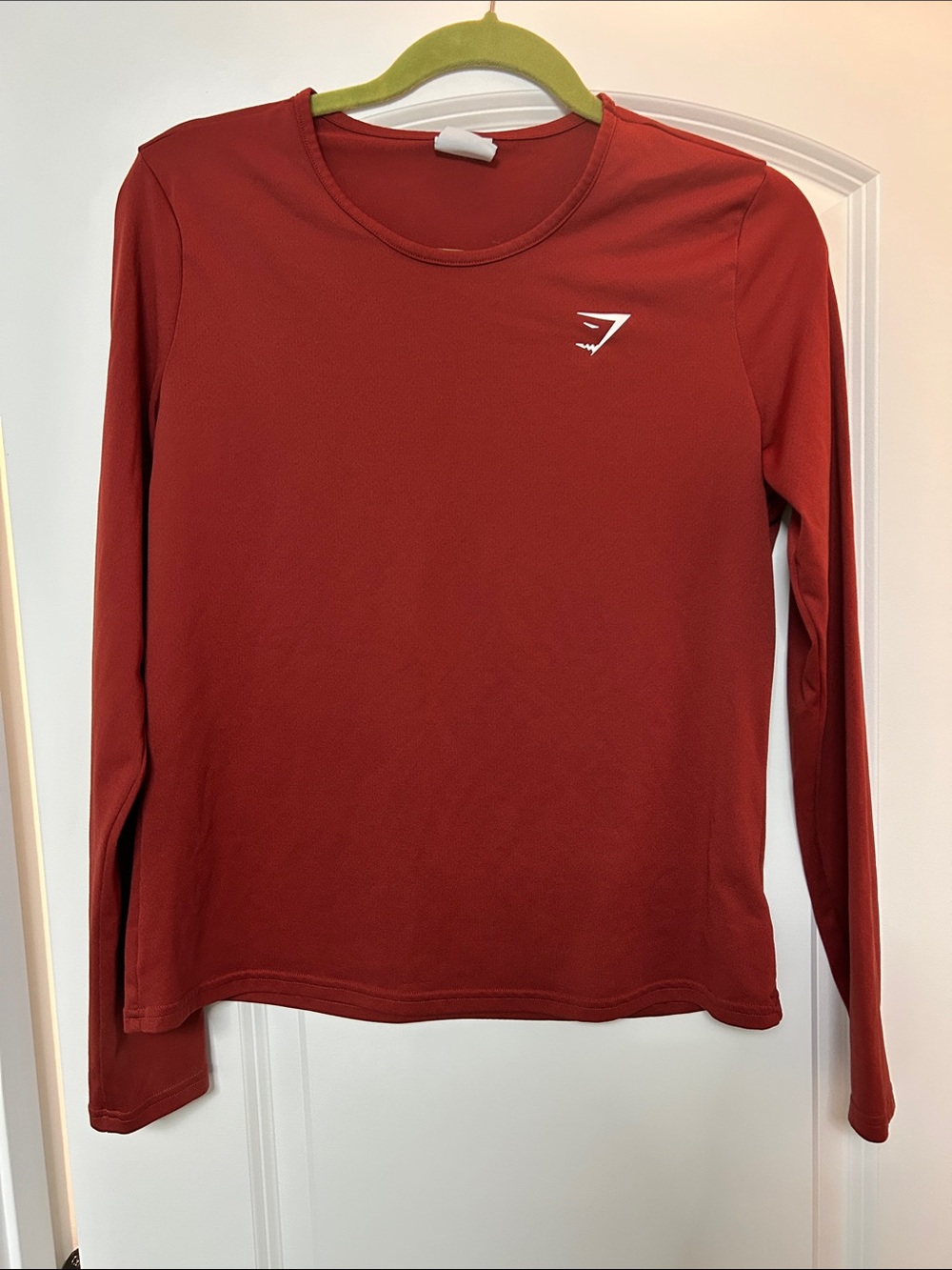 Gymshark Women's Long Sleeve Crew Tee - Rust Red